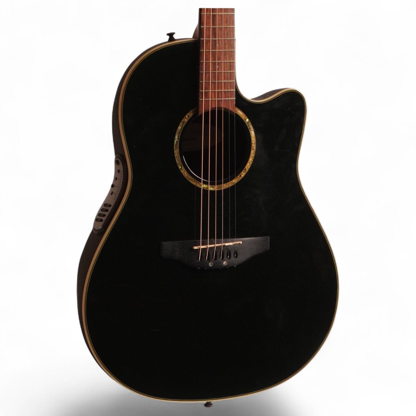 Ovation Celebrity CU157 – Black Electro-Acoustic Guitar