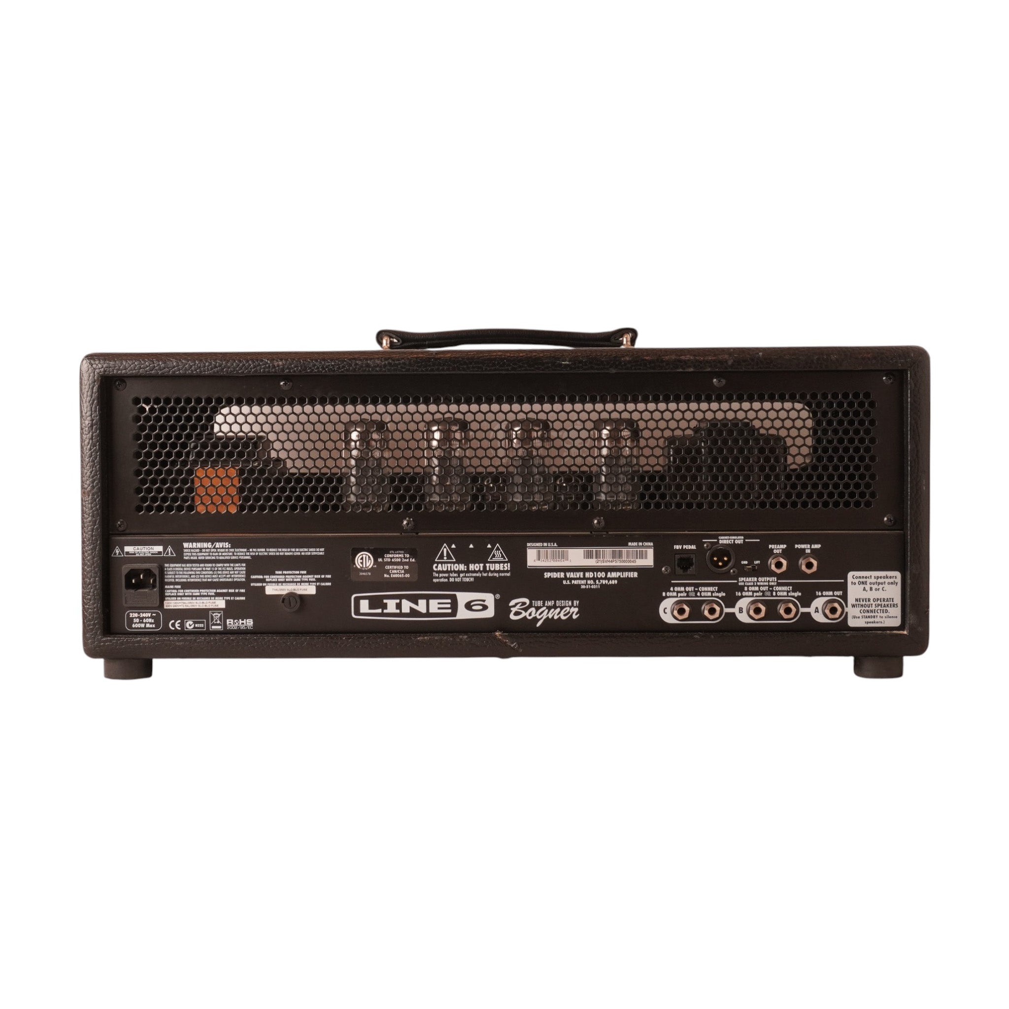 Line 6 Spider Valve HD100 - 100w Class A/B modelling valve amp