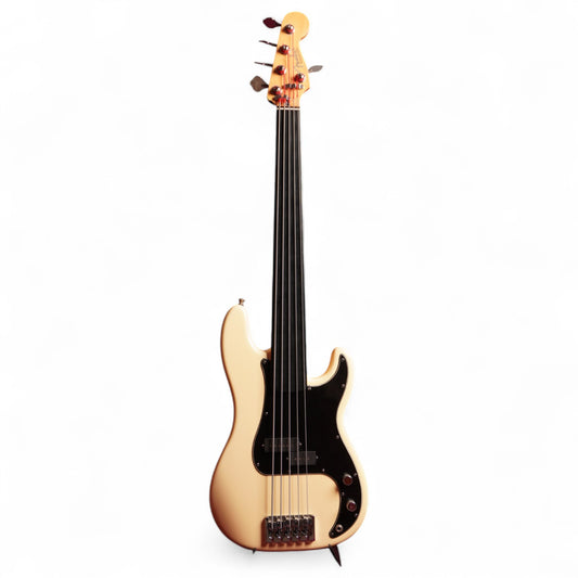 Fretless Fender 5 String Precision Bass