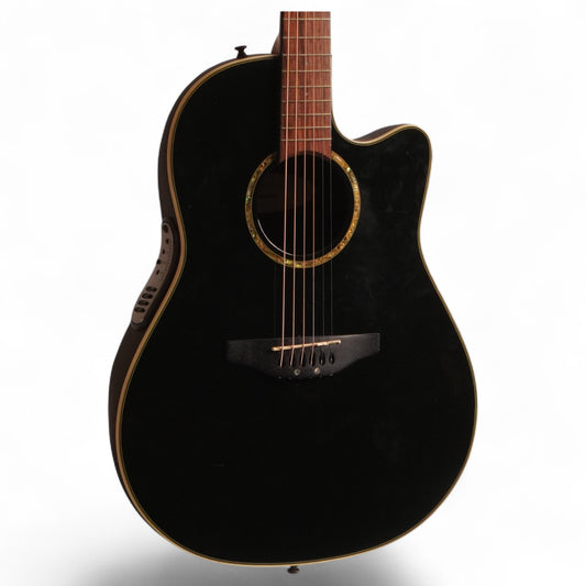 Ovation Celebrity CU157 – Black Electro-Acoustic Guitar