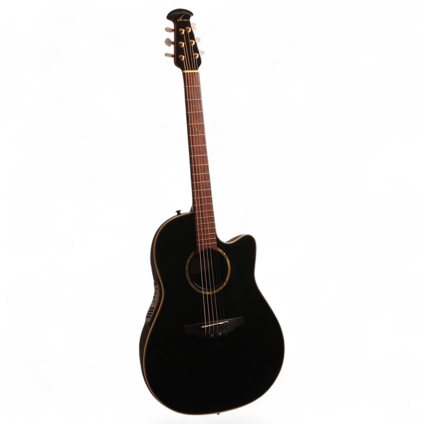 Ovation Celebrity CU157 – Black Electro-Acoustic Guitar