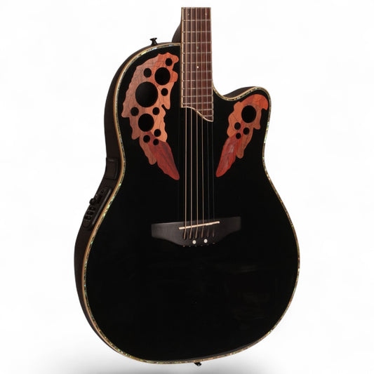 Ovation Celebrity CC48 Black – Acoustic-Electric Guitar
