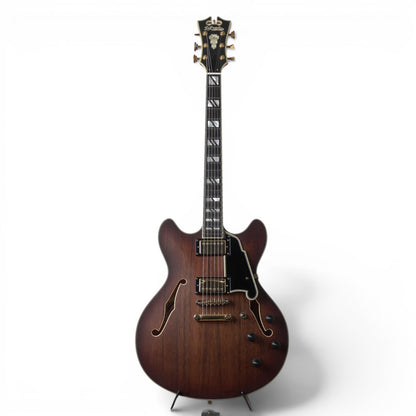 D'angelico Deluxe DC Satin Brown Burst (Unplayed)