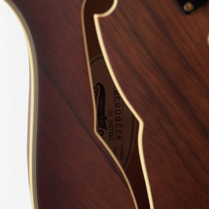 D'angelico Deluxe DC Satin Brown Burst (Unplayed)