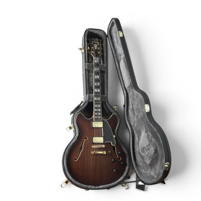D'angelico Deluxe DC Satin Brown Burst (Unplayed)